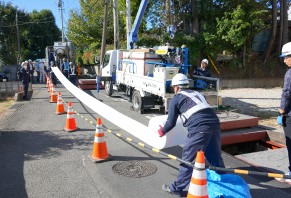 ライナー材を用意エ